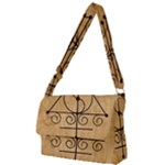 Only Good Shall Enter This House Full Print Messenger Bag (L)