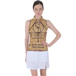 Only Good Shall Enter This House Women s Sleeveless Polo Tee