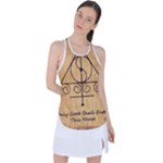 Only Good Shall Enter This House Racer Back Mesh Tank Top