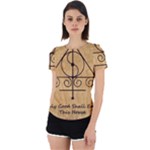 Only Good Shall Enter This House Back Cut Out Sport Tee