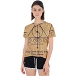 Only Good Shall Enter This House Open Back Sport Tee