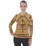 Only Good Shall Enter This House Women s Pique Long Sleeve Tee