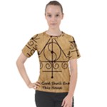 Only Good Shall Enter This House Women s Sport Raglan Tee