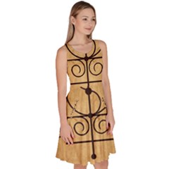 Knee Length Skater Dress With Pockets 
