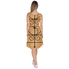 Knee Length Skater Dress With Pockets 