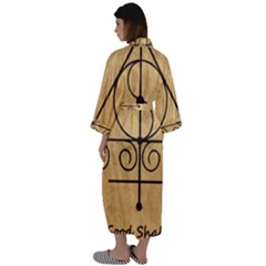 Maxi Satin Kimono 