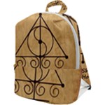 Only Good Shall Enter This House Zip Up Backpack