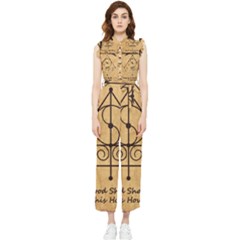 Women s Frill Top Chiffon Jumpsuit 