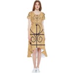 Only Good Shall Enter This House High Low Boho Dress