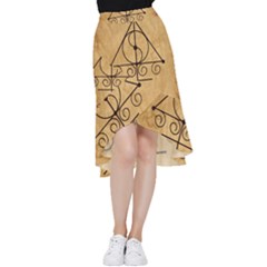 Frill Hi Low Chiffon Skirt 