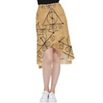 Only Good Shall Enter This House Frill Hi Low Chiffon Skirt