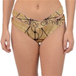 Only Good Shall Enter This House Double Strap Halter Bikini Bottom