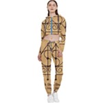 Only Good Shall Enter This House Cropped Zip Up Lounge Set