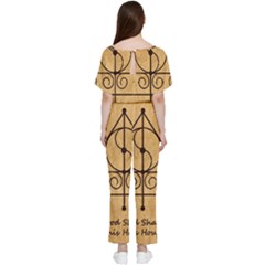 Batwing Lightweight Chiffon Jumpsuit 