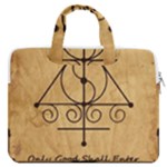 Only Good Shall Enter This House MacBook Pro Double Pocket Laptop Bag (Large)