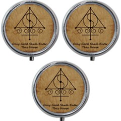 Mini Round Pill Box (Pack of 3) 