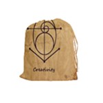 Sacred Symbol: Creativity Drawstring Pouch (Large)