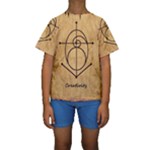 Sacred Symbol: Creativity Kids  Short Sleeve Swimwear