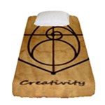 Sacred Symbol: Creativity Fitted Sheet (Single Size)