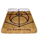 Sacred Symbol: Creativity Fitted Sheet (King Size)