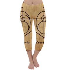 Capri Winter Leggings Front Capri Winter Leggings Front