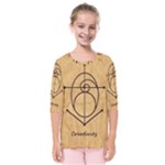 Sacred Symbol: Creativity Kids  Quarter Sleeve Raglan Tee