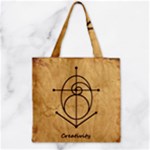 Sacred Symbol: Creativity Zipper Grocery Tote Bag