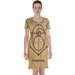 Sacred Symbol: Creativity Short Sleeve Nightdress