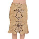 Sacred Symbol: Creativity Short Mermaid Skirt