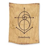 Sacred Symbol: Creativity Medium Tapestry