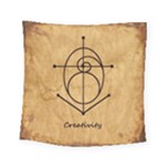 Sacred Symbol: Creativity Square Tapestry (Small)