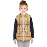 Sacred Symbol: Creativity Kids  Hooded Puffer Vest