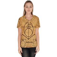 Women s V-Neck Scrub Top 