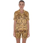 Sacred Symbol: Creativity Satin Short Sleeve Pajamas Set
