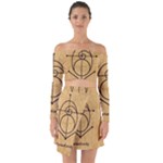 Sacred Symbol: Creativity Off Shoulder Top with Skirt Set