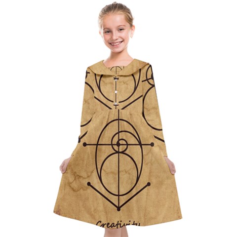 Sacred Symbol: Creativity Kids  Midi Sailor Dress from ArtsNow.com