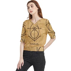 Quarter Sleeve Blouse 