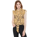 Sacred Symbol: Creativity Frill Detail Shirt