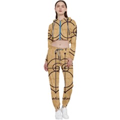 Cropped Zip Up Lounge Set 