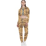 Sacred Symbol: Creativity Cropped Zip Up Lounge Set