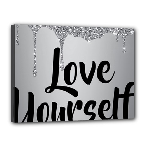 Love Yourself Canvas 16  x 12  (Stretched) from ArtsNow.com