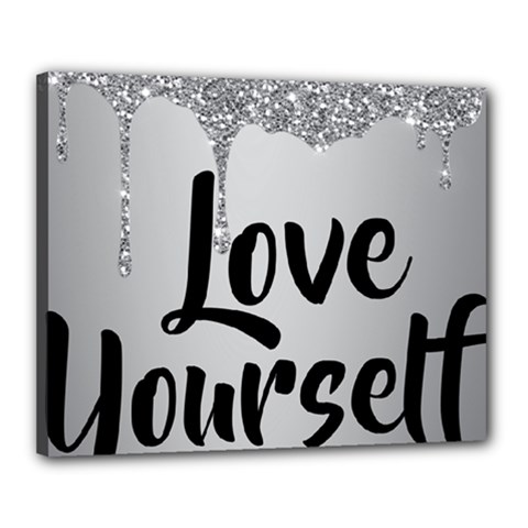 Love Yourself Canvas 20  x 16  (Stretched) from ArtsNow.com
