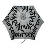 Love Yourself Mini Folding Umbrellas