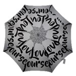 Love Yourself Hook Handle Umbrellas (Small)