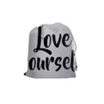 Love Yourself Drawstring Pouch (Medium)