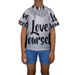 Love Yourself Kids  Short Sleeve Swimwear