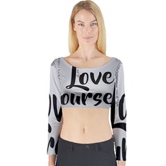 Long Sleeve Crop Top 