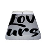 Love Yourself Fitted Sheet (Full/ Double Size)
