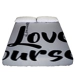 Love Yourself Fitted Sheet (King Size)