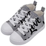 Love Yourself Kids  Mid-Top Canvas Sneakers